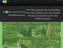 Tablet Screenshot of globalsupplies.co.za